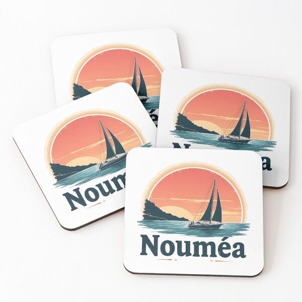 Item preview, Sailboat in Noumea at sunset designed and sold by Fab-Haven.