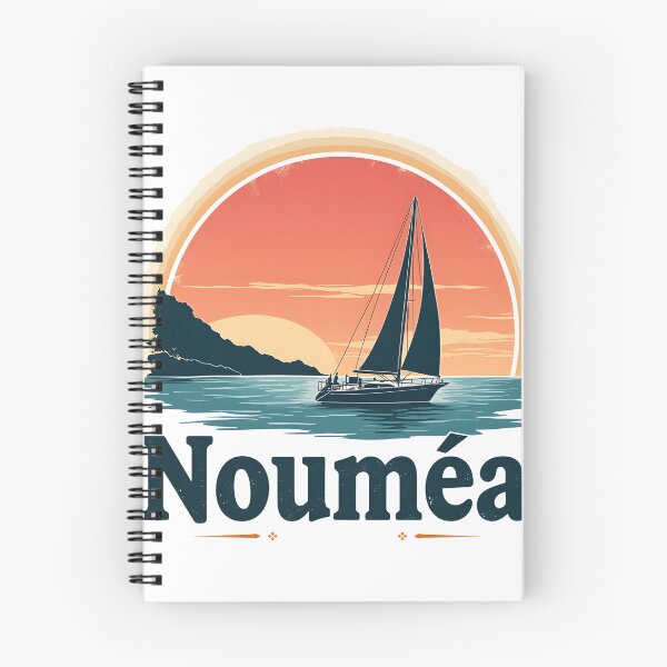 Item preview, Sailboat in Noumea at sunset designed and sold by Fab-Haven.