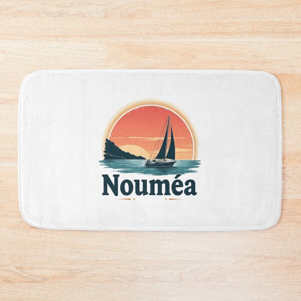 Item preview, Sailboat in Noumea at sunset designed and sold by Fab-Haven.