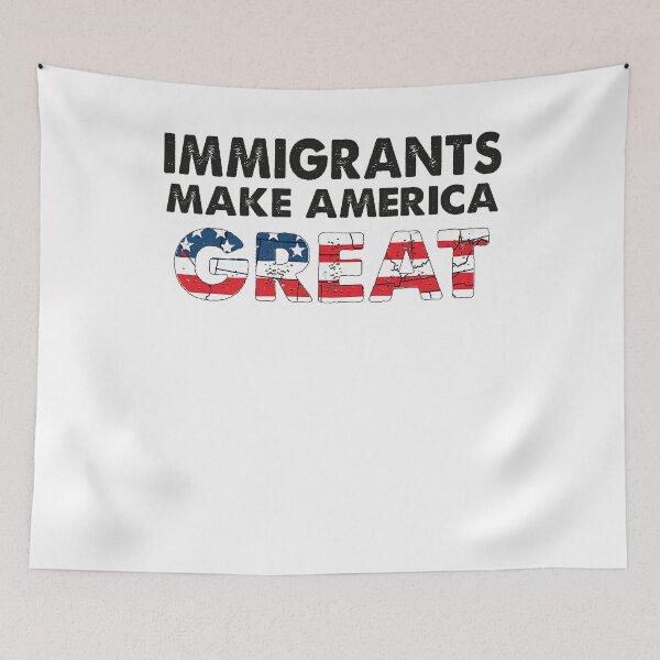 Item preview, Immigrants Make America Great - USA Patriotic designed and sold by Smix Pixels.
