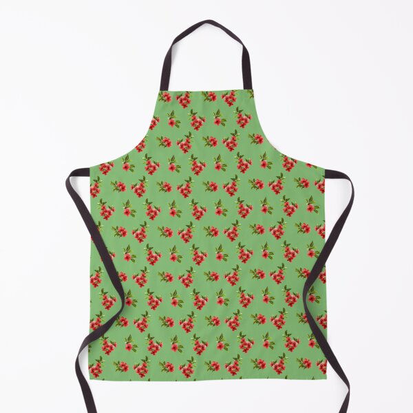 Item preview, Red flower country pattern designed and sold by Topmel.
