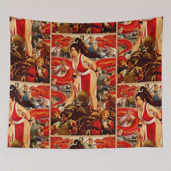 Item preview, Mai Shiranui Arcade Retro King of Fighters Gaming Art designed and sold by Back2Collage.