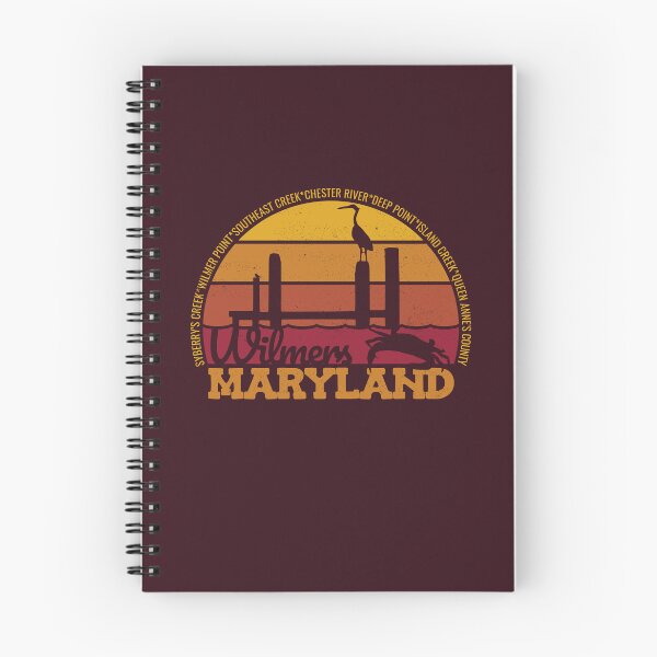 Item preview, Wilmers Maryland Sunset Retro Local Pride Logo designed and sold by CRHPOD20.