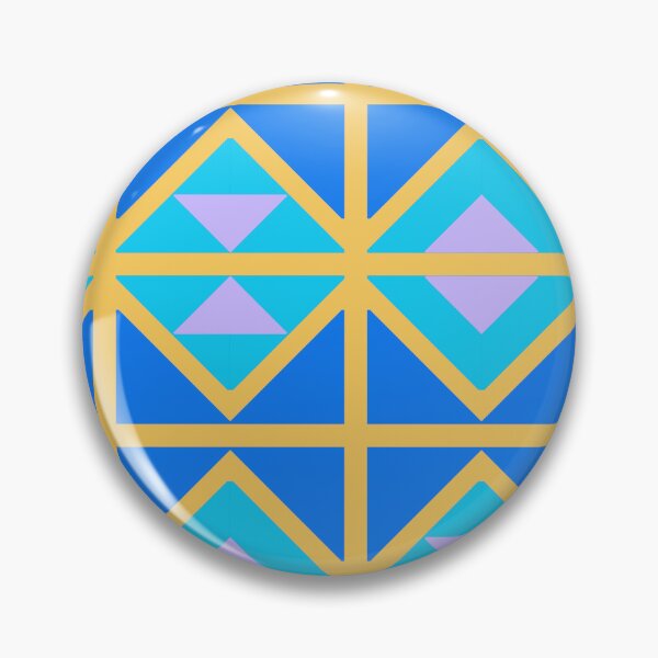 Item preview, Blue and Purple Triangle Geometric Design designed and sold by Studio of Shapes and Spectrum.