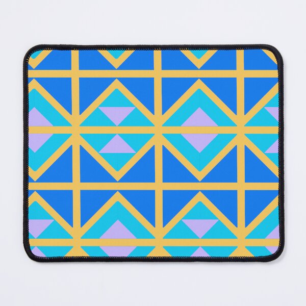 Item preview, Blue and Purple Triangle Geometric Design designed and sold by Studio of Shapes and Spectrum.