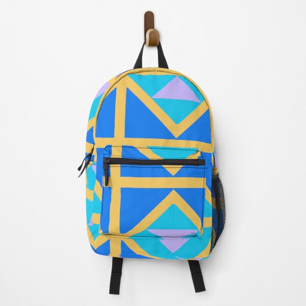 Item preview, Blue and Purple Triangle Geometric Design designed and sold by Studio of Shapes and Spectrum.