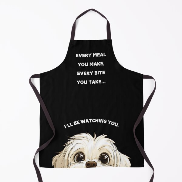 Item preview, Funny Maltese Watching You - Black designed and sold by NicheFifty-Two.