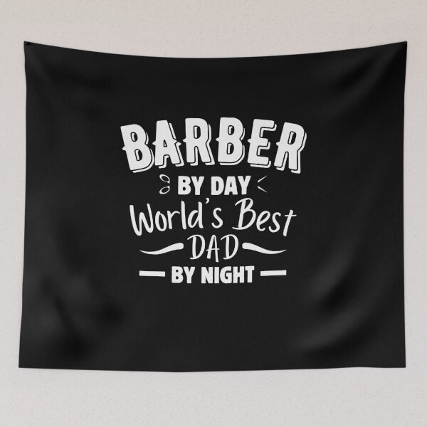 Item preview, Barber By Day World's Best Dad By Night Father's day Gift designed and sold by MouDantArts.