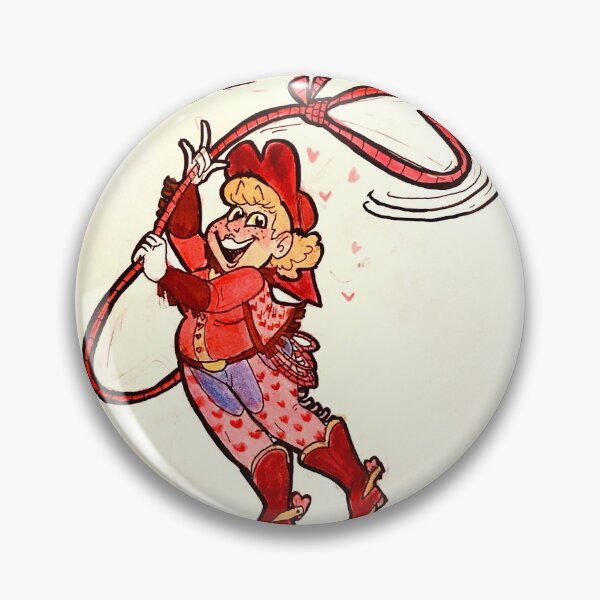 Item preview, Bernadette Valentines "Wrangler of the Heart" Vintage Style(Tasteful) PInup  designed and sold by henwardhyckle.