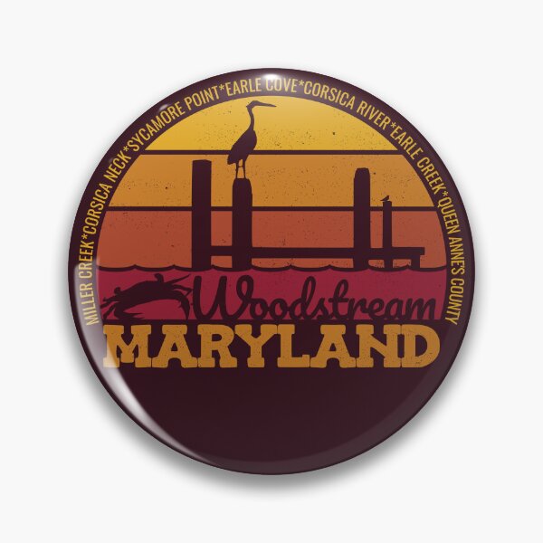Item preview, Woodstream Maryland Sunset Retro Local Pride Logo designed and sold by CRHPOD20.