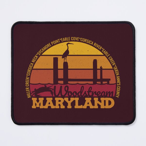 Item preview, Woodstream Maryland Sunset Retro Local Pride Logo designed and sold by CRHPOD20.