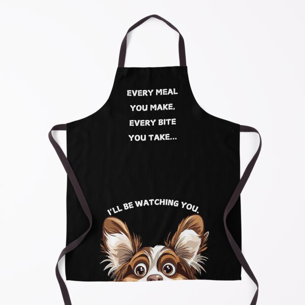 Item preview, Funny Papillon Watching You - Black designed and sold by NicheFifty-Two.