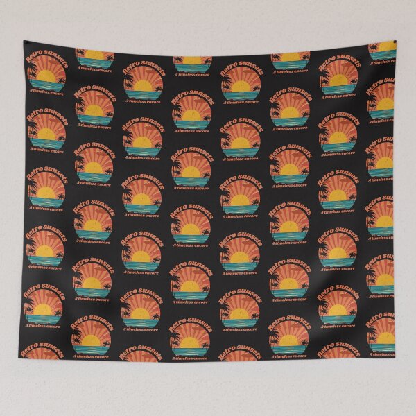 Item preview, Retro sunsets designed and sold by Kelli Campbell.