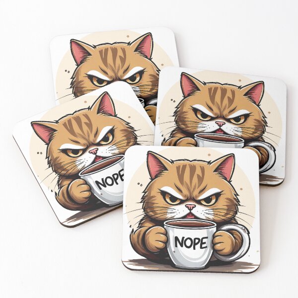 Item preview, Nope Cat designed and sold by Kspirit Designs.