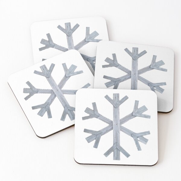 Item preview, Rustic snowflake designed and sold by Brush&Hue.