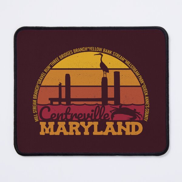 Item preview, Centreville Maryland Sunset Retro Local Pride Logo designed and sold by CRHPOD20.