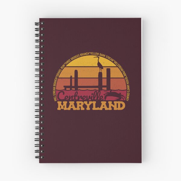 Item preview, Centreville Maryland Sunset Retro Local Pride Logo designed and sold by CRHPOD20.