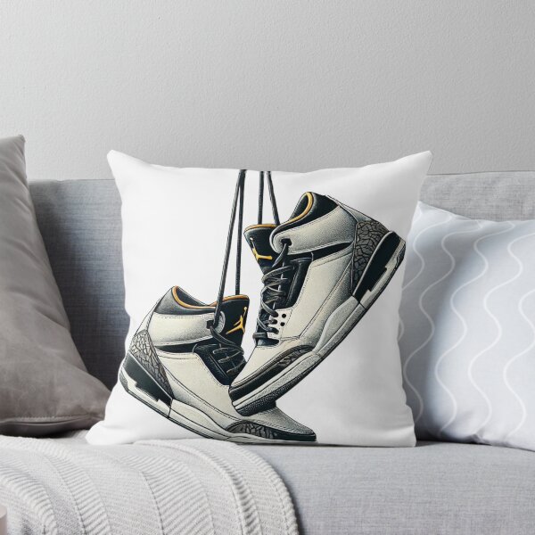 Artikelvorschau, Minimalistische Air Jordan Sneaker-Kunst – Hanging Kicks Poster entworfen und verkauft von PRIME4YOU.