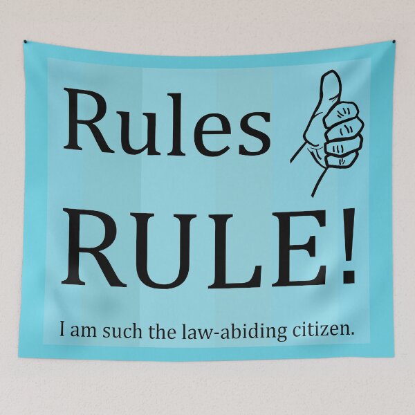 Item preview, Rules Rule!  designed and sold by Sparkleweather.