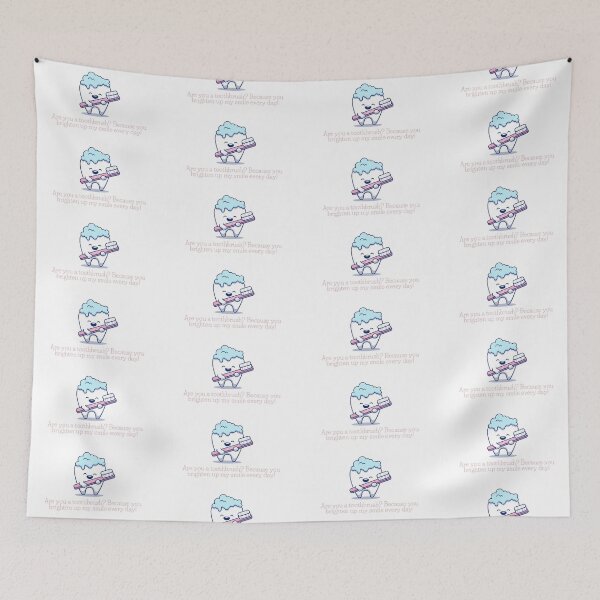 Item preview, Are you a toothbrush? Because you brighten up my smile every day! designed and sold by Healthcare Cuties.