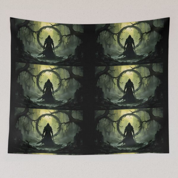 Item preview, Dark Hooded Warrior in Enchanted Forest designed and sold by Amr Siam.