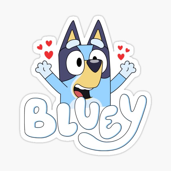 Vista previa del artículo con la obra «Corazones azules», diseñado y vendido por Kawaii Koala.