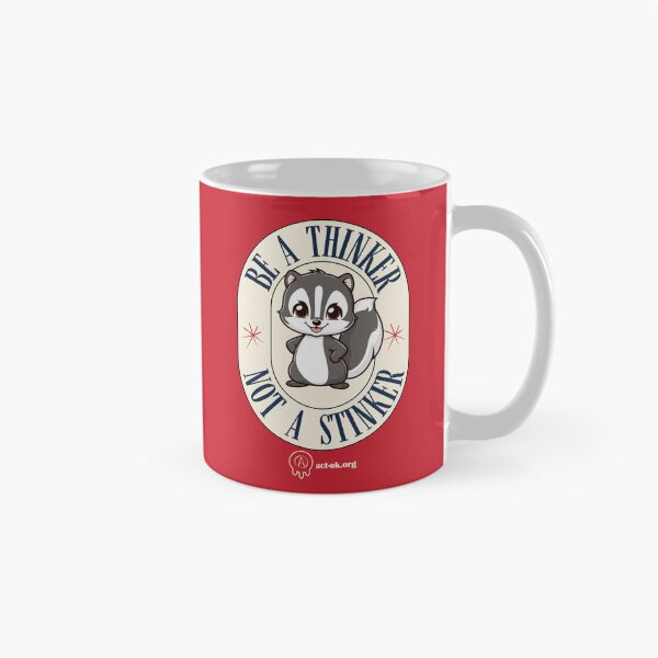 Item preview, Be a thinker not a stinker designed and sold by ACTBOD.