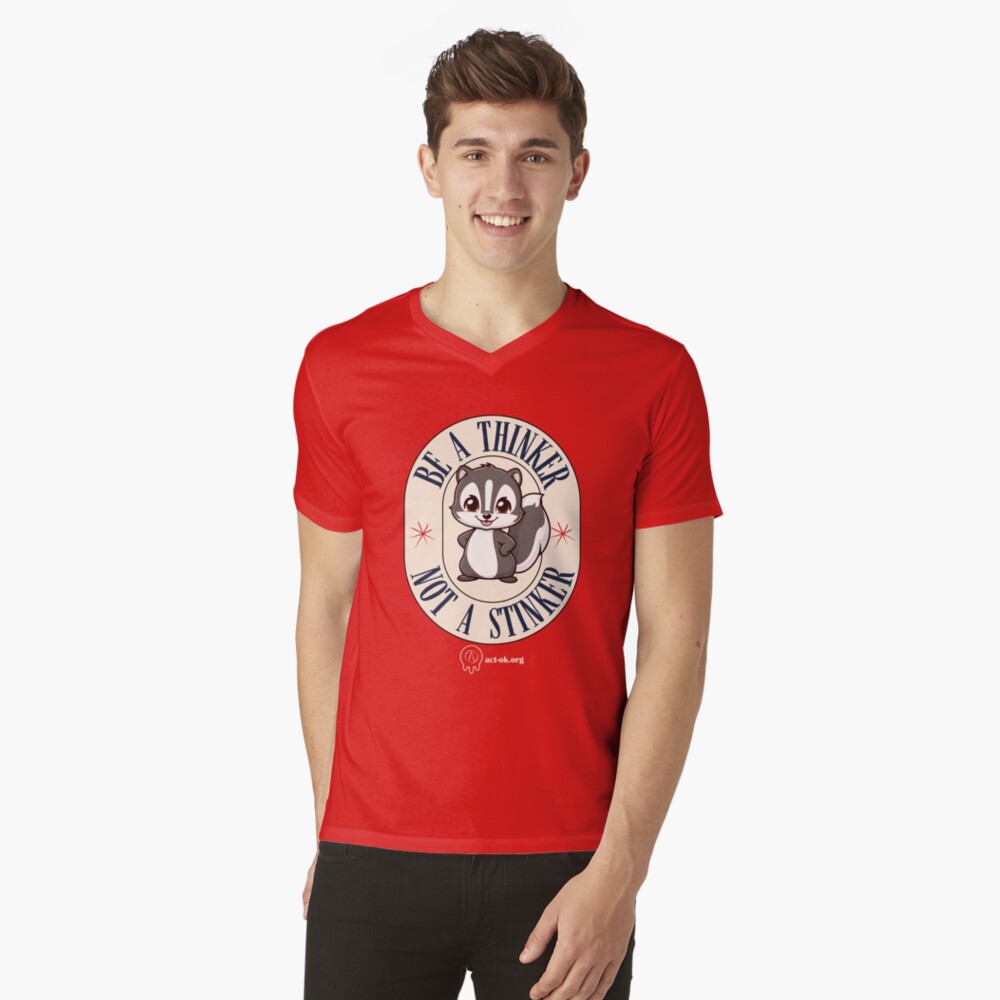 Item preview, V-Neck T-Shirt designed and sold by ACTBOD.