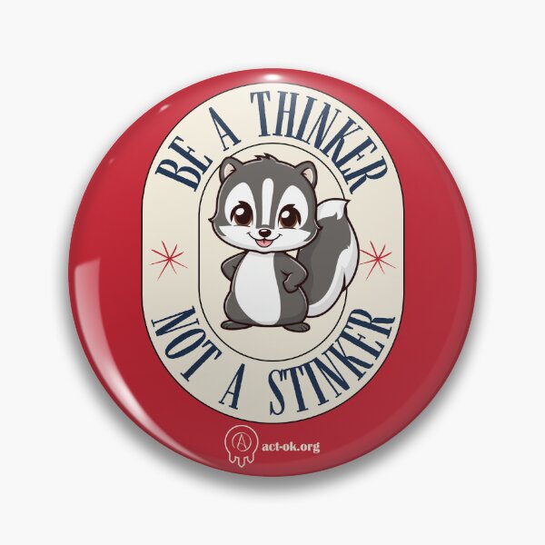 Item preview, Be a thinker not a stinker designed and sold by ACTBOD.