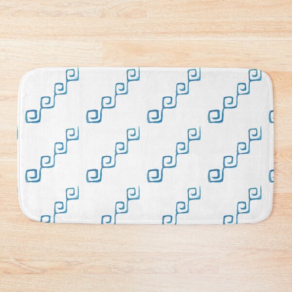 Item preview, Flowing Diagonal Deep Sea Blue designed and sold by MagentaTwilight.