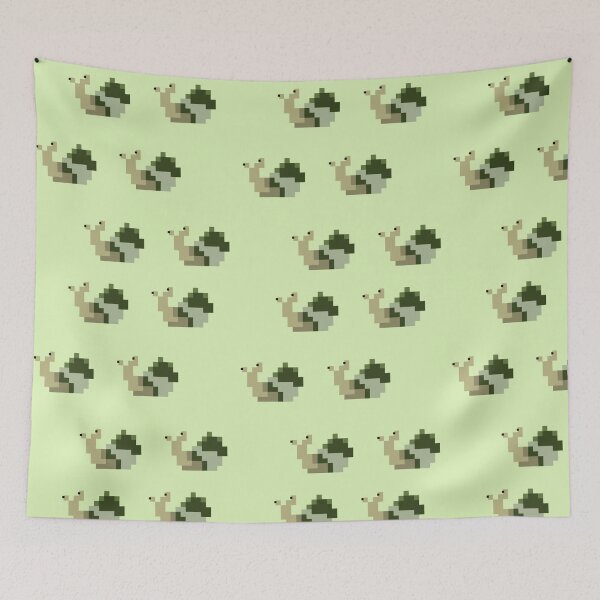 Item preview, Snails pixel art designed and sold by TheMenagerieM.