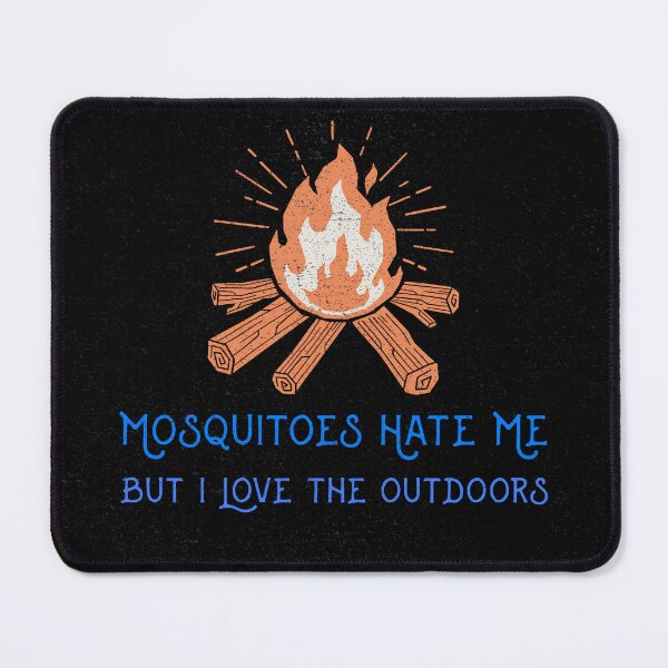 Item preview, Mosquitoes Hate Me But I Love the Outdoors Camping Women T-Shirt designed and sold by All About Merch.
