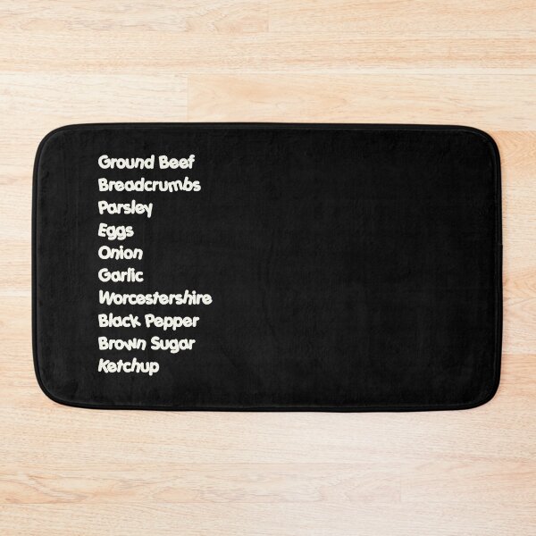 Item preview, All-American Meatloaf Recipe Classic Retro Typography designed and sold by OriginalBeerCat.