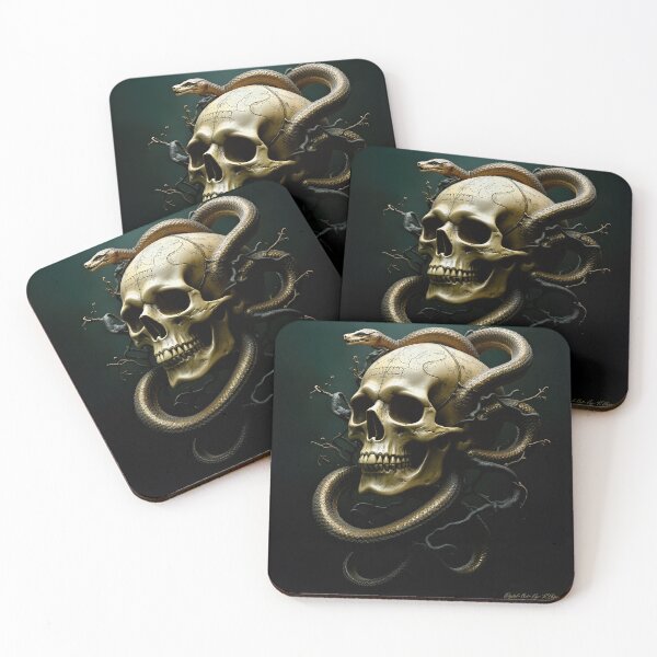 Item preview, Golden skull 01 designed and sold by kevin Chippindall.