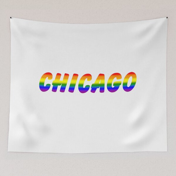 Item preview, LGBTQ Rainbow Pride Chicago Design – Vibrant Pride Art designed and sold by Travelslightly.