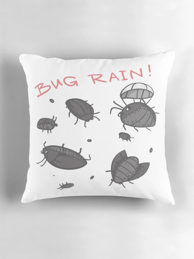 Thumbnail 3 of 4, Pillow, Python Programming, Bugs rain Python Programming designed and sold by vectcd.