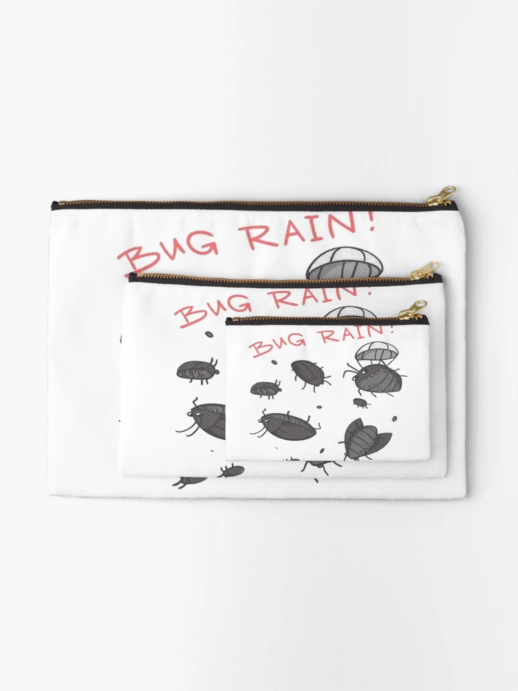 Thumbnail 2 of 4, Zipper Pouch, Python Programming, Bugs rain Python Programming designed and sold by vectcd.