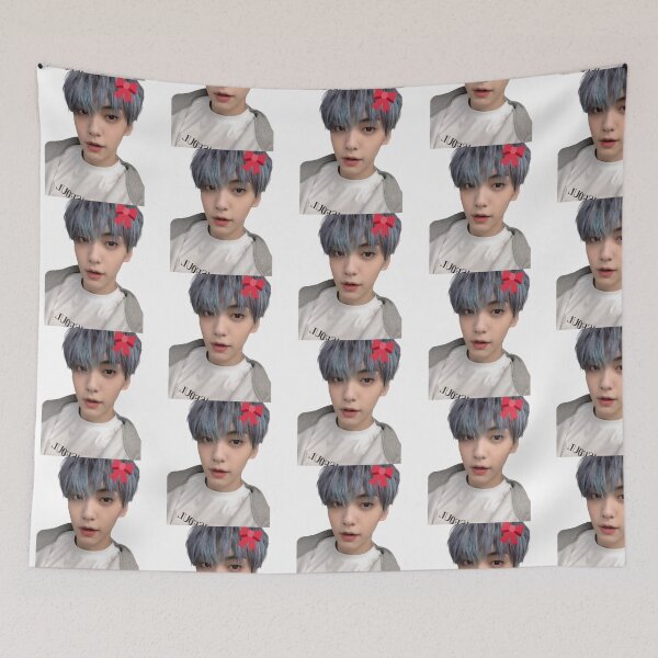 Item preview, Soobin txt bow blue hair  designed and sold by Diana Moreno.