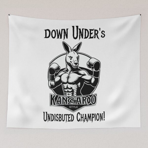 Item preview, Muscle kangaroo graphic design designed and sold by JennyFinns.