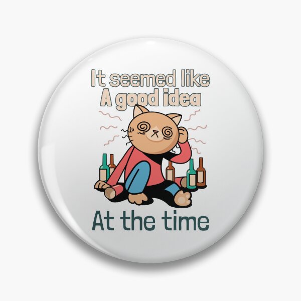 Item preview, **"Regret Level: Expert – Seemed Like a Good Idea at the Time!"** Hung over T-shirt designed and sold by Kaehaniz.