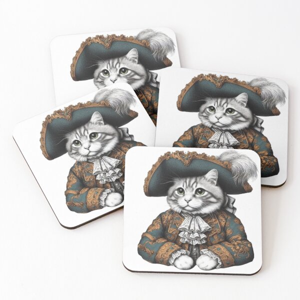 Item preview, Aristocratic Cat with Tricorn Hat from the 18th Century designed and sold by Gabriel Veste.