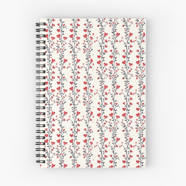 Item preview, Chic Vertical Floral Design with Red Hearts for a Modern Touch designed and sold by FestivityFinds.