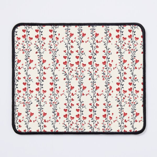 Item preview, Chic Vertical Floral Design with Red Hearts for a Modern Touch designed and sold by FestivityFinds.