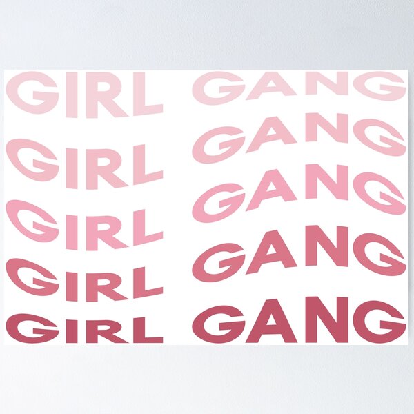 Item preview, Girl Gang Pink Wavy Ombre Sans Serif designed and sold by Creative Brat Design Studio.