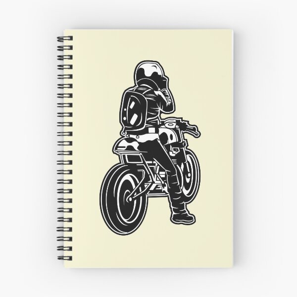 Item preview, Cafe Racer motorcycle 02_black white designed and sold by RollOn.