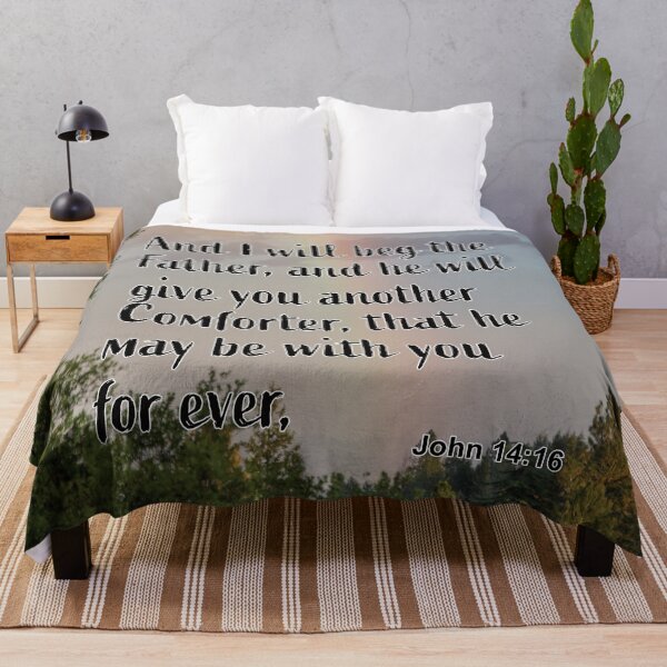 Item preview, John 14 16 another Comforter - Inspirational Bible Verse designed and sold by InsprtnlArtbyDP.