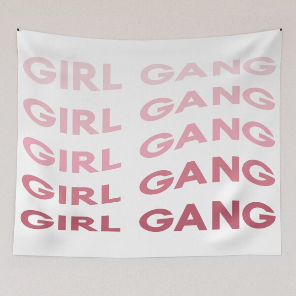 Item preview, Girl Gang Pink Wavy Ombre Sans Serif designed and sold by Creative Brat Design Studio.