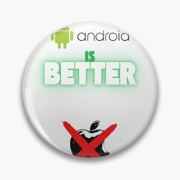 Item preview, Android vs. Apple Meme designed and sold by Zwooshresells .