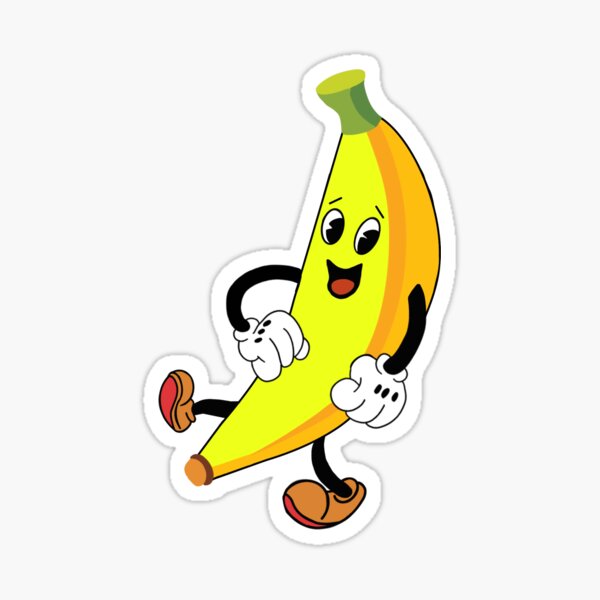 Dancing banana Sticker