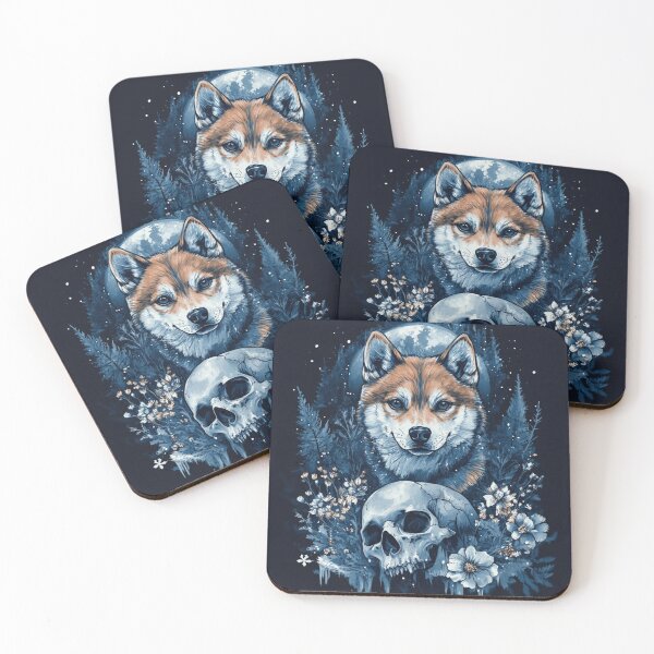 Item preview, Haunted Shiba Inu designed and sold by Nocturne  Paws.